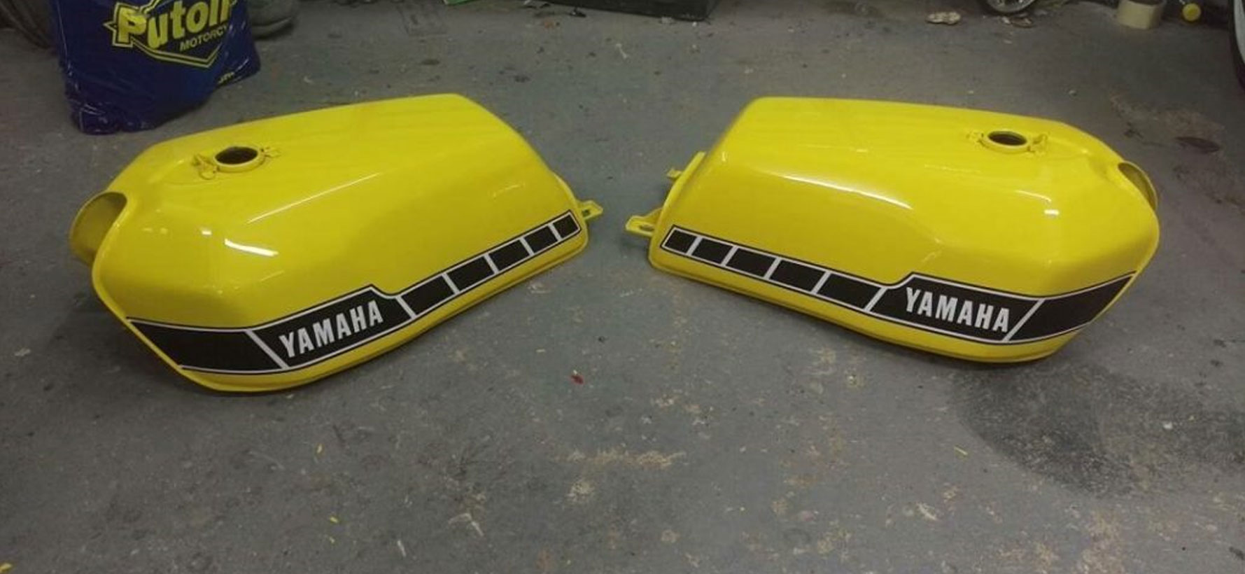 Yellow-Yamaha-Tanks